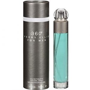 Perry Ellis 360 By Eau De Toilette - Espray para hombre, transparente, 6.7 onzas