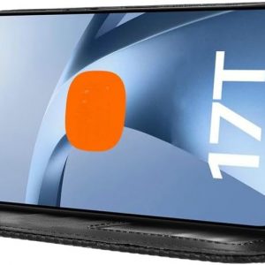 Funda compatible con Xiaomi 17T Pro, funda protectora de piel sintética para teléfono compatible con Xiaomi 17T Pro 5G 2602EPTC0G, color negro