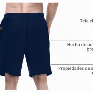 Multipack de pantalones cortos deportivos de malla transpirable para hombre
