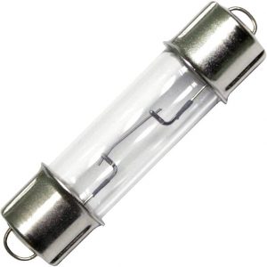 Eiko 211-2 12.8V .97A T-3 - Bombillas halógenas de doble extremo