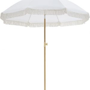 Aohanoi Outdoor Umbrella - Sun Protection, Rain Resistant, Windproof with Manual Open-Close Feature - Ideal for Beach, Camping, and Picnics