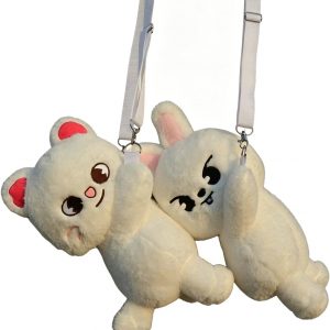 Mochilas lindas merchandising animal de peluche pequeño crossbody bolso casual bolso de hombro para viajes