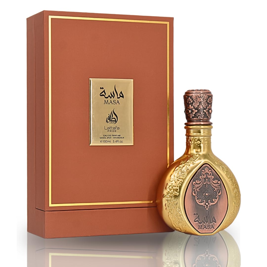 Lattafa Pride Masa for Unisex Eau De Parfum Spray, 3.4 Ounce