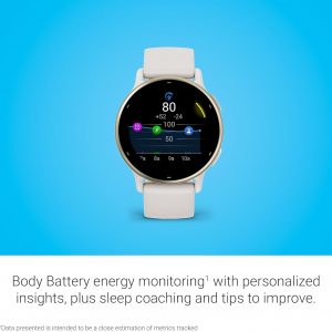 Garmin vívoactive® 5, Health & Fitness GPS Smartwatch, 42mm, Ivory