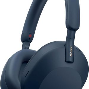 Sony WH-1000XM5 Premium Noise Cancelling Wireless Headphones, Midnight Blue