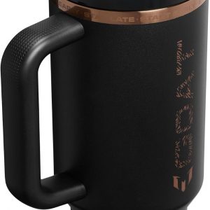 STANLEY Quencher ProTour Flipstraw Tumbler, 40 oz, Messi Goat Black