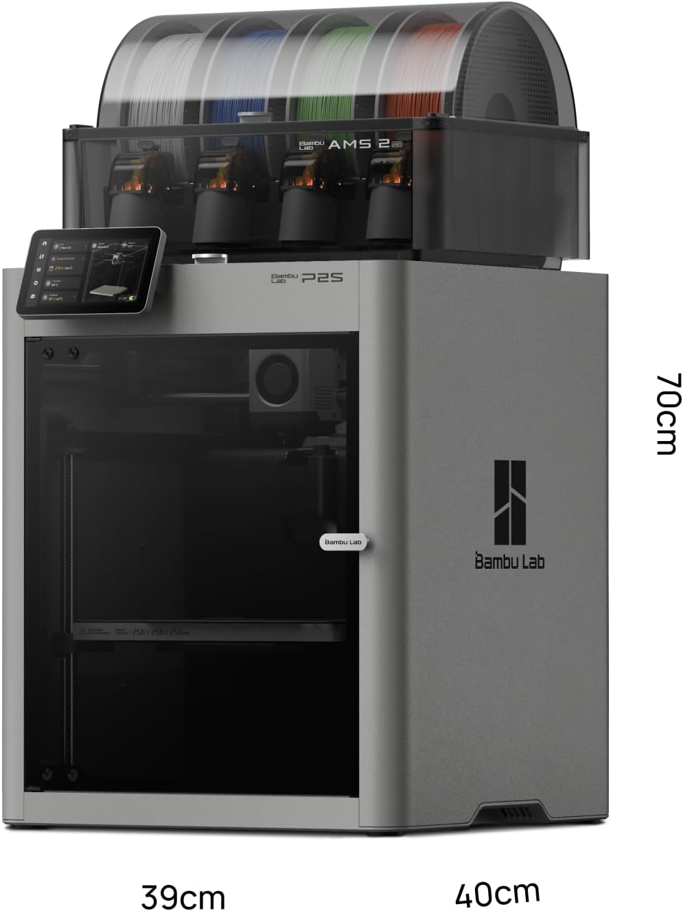 Bambu Lab P2S Combo, P2S 3D Printer & AMS 2 Pro, Multi-Color 3D Printing