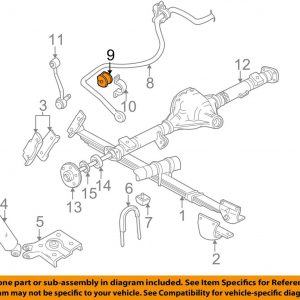 Ford Ford Motor Co. - Aislador de barra estabilizadora - F57Z5493BD
