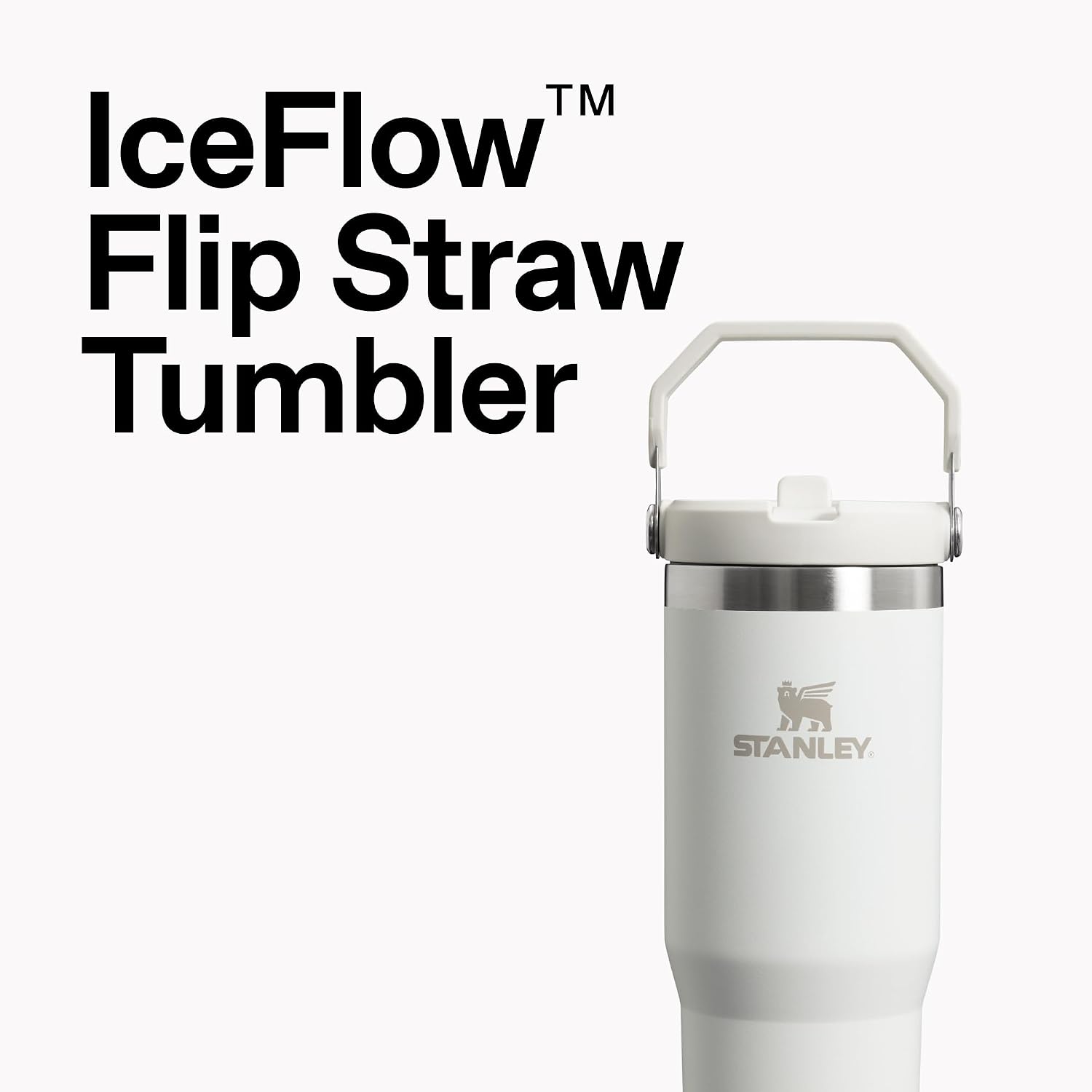 STANLEY IceFlow 2.0 Flip Straw Tumbler, 20 oz, Rose Quartz
