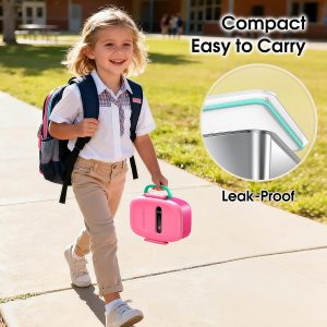 EAST OAK Lonchera eléctrica inalámbrica para niños con bolsa de hielo