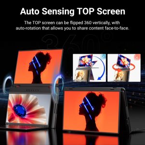 LXU Laptop Screen Extender Quad Monitor 14" 1200P