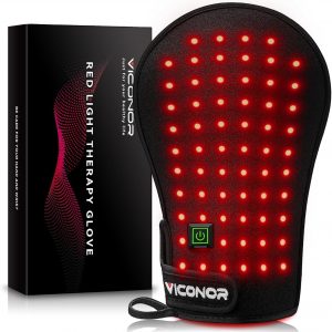 Red Light Therapy Device for Hands, Infrared-Light-Therapy-Gloves Finger Wrist, Led Near Infrared Light Skin Care(Pack of 1)