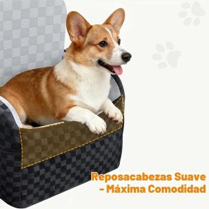 PETICON Asiento de coche impermeable para perros pequeños y medianos
