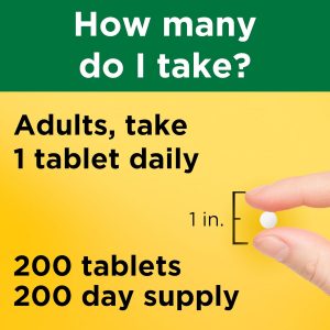 Nature Made Magnesium Oxide 250 mg for Muscle Relaxation, 200 Tablets