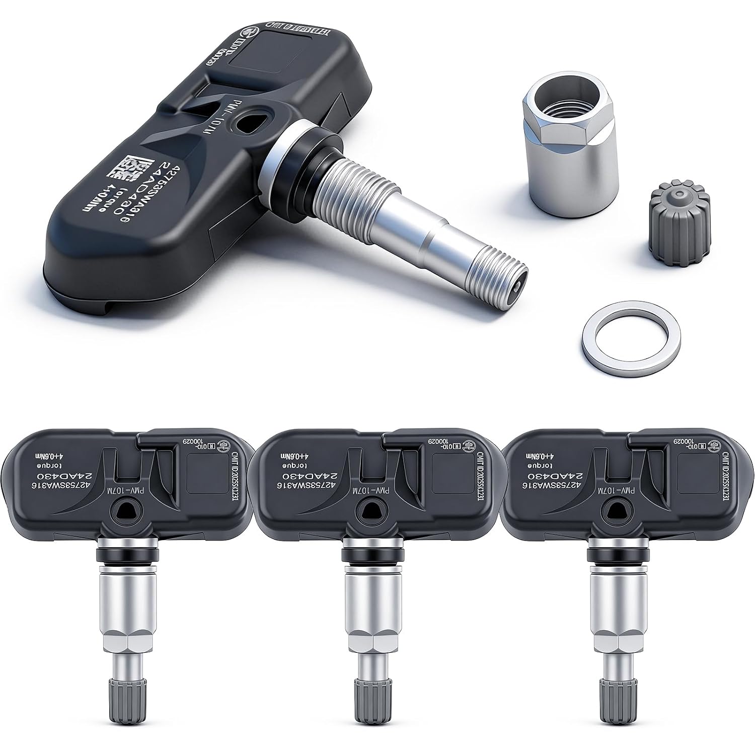 TPMS Tire Pressure Monitor Sensor, Compatible with Honda Accord 2008-2012 CR-V 2008-2011 Fit 2008, Replace#42753SWA316