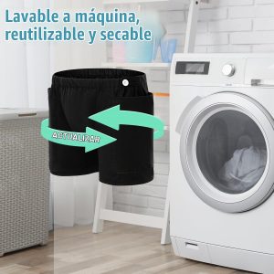 Timgle 6 piezas de pantalones de bolsa de orina, ropa interior con catéter para el cuidado de la incontinencia, bolsa de drenaje de orina, pantalones de cuidado de drenaje de ostomía, ropa interior para cirugías abdominales, pacientes con incontinencia, doble bolsillo