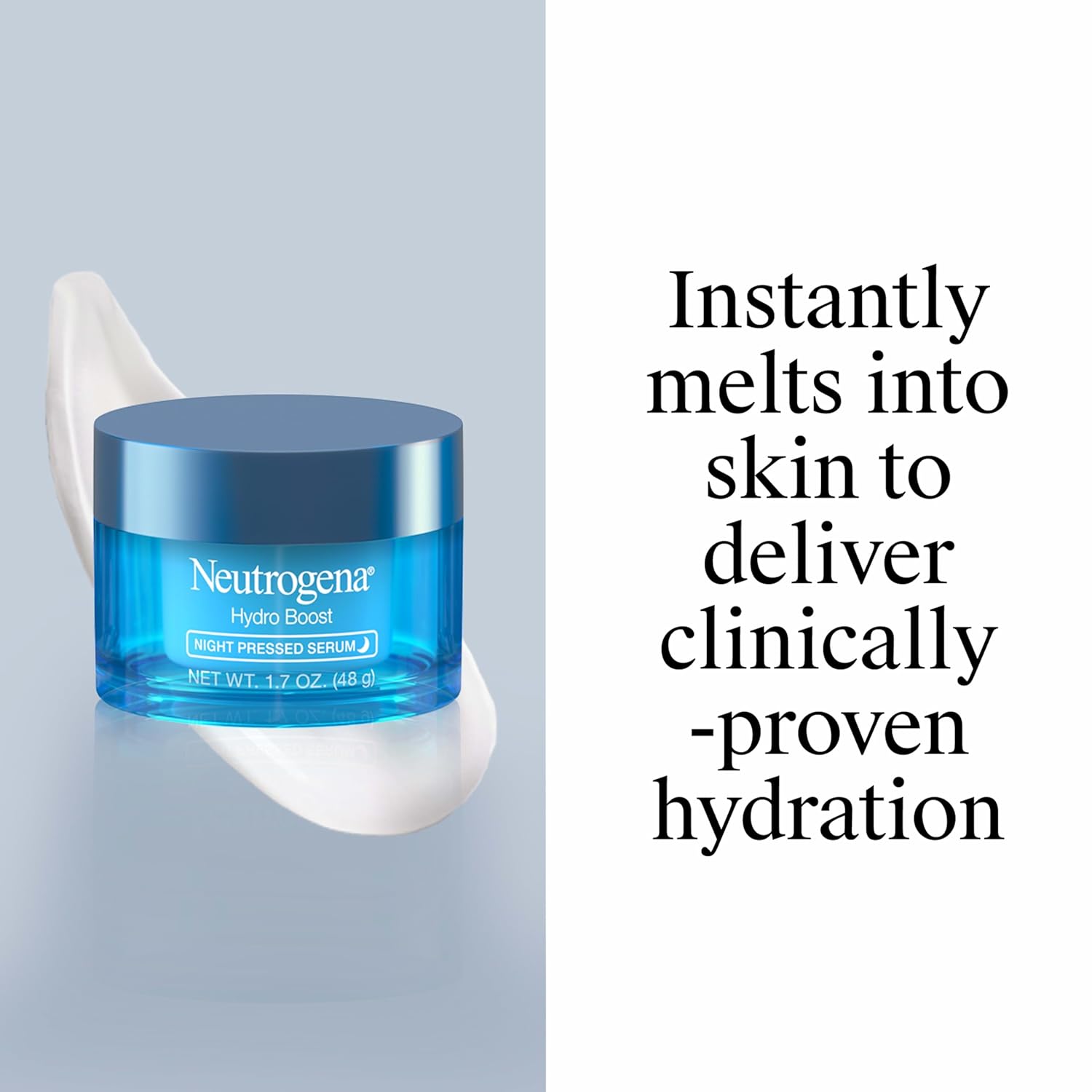 Neutrogena Hydro Boost Night Pressed Serum, 1.7 oz