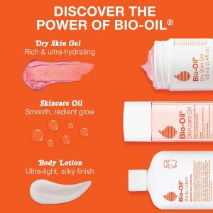Bio-Oil Skincare Body Oil Serum for Scars and Stretch Marks, Face and Body Moisturizer with Vitamin E & A for Sensitive Dry Skin, Dermatologist Recommended, Non-Comedogenic, 4.2 Oz