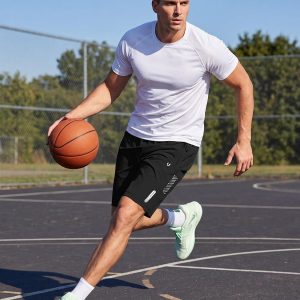 NORTHYARD - Pantalones cortos deportivos para correr para hombres, ligeros, de secado rápido, 7, 5 o 9 pulgadas, para senderismo, deportes, gimnasio o baloncesto