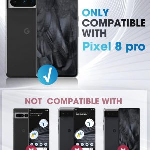 i-Blason Armorbox for Google Pixel 8 Pro Case with Stand & Belt-Clip, Black