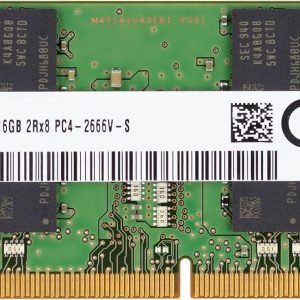 Samsung 16GB DDR4 2666MHz PC4-21300 (PC4-2666V) CL19 SODIMM 2Rx8 Dual Rank 1.2V 260-Pin Laptop, Notebook RAM Memory