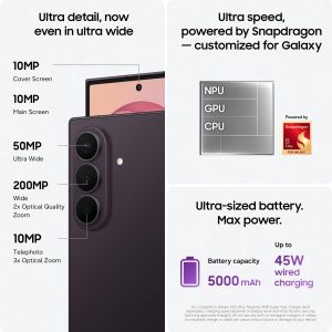 Samsung Galaxy Z Fold8 Ultra Unlocked Android Smartphone, 512GB Violet