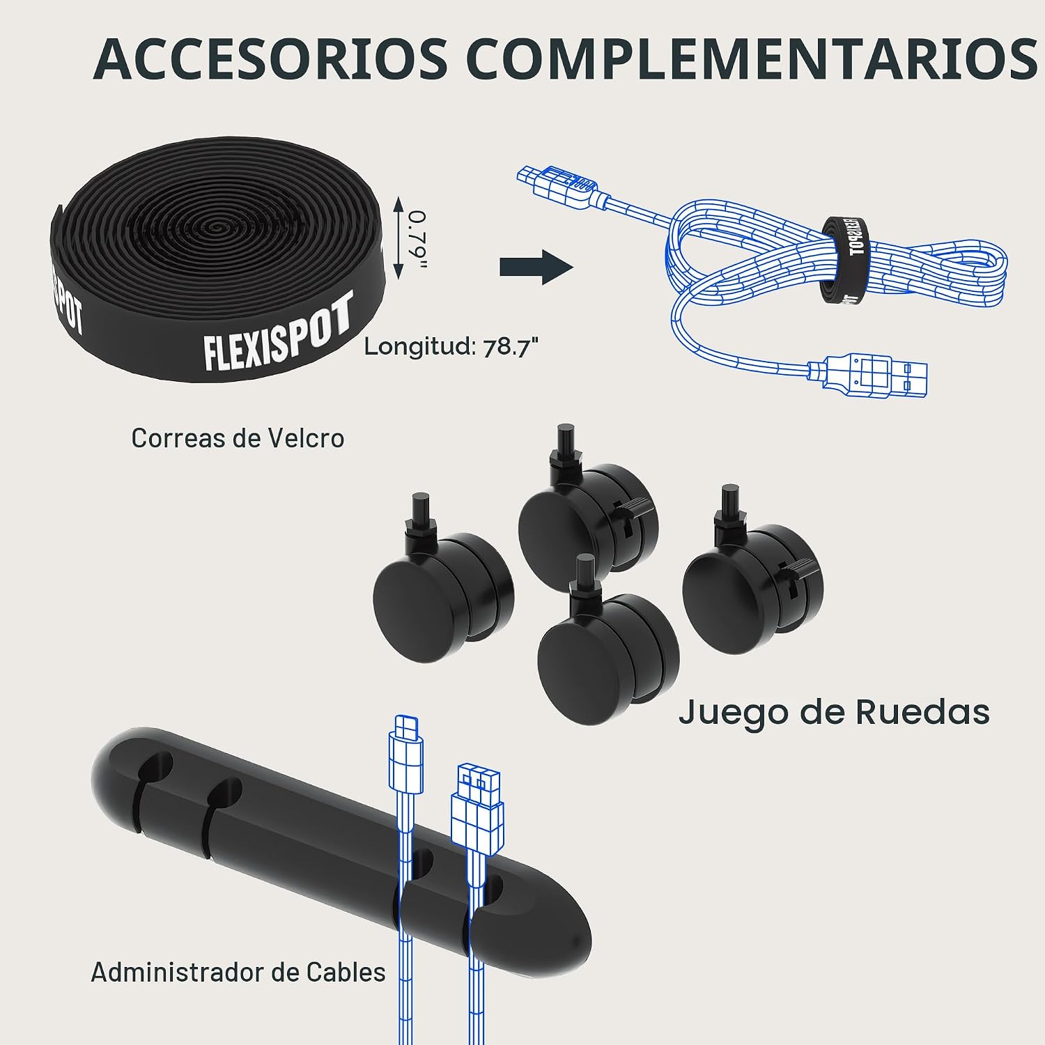 FLEXISPOT E6 MAX - Escritorio de pie grande de bambú de 72 x 30 pulgadas