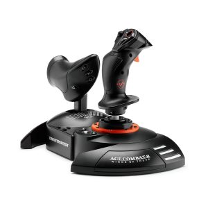 Thrustmaster T.FLIGHT HOTAS NEO ACE COMBAT 8 WINGS OF THEVE Edition – Officially Licensed Simulation Controller – Flight Joystick & Throttle with Vibration Feedback - PS5, PS4, PC
