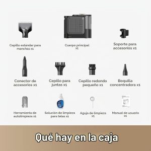 DREAME N20 - Máquina limpiadora de alfombras de vapor con lavado de vapor y agua caliente, limpiador de tapicería portátil con autolimpieza, succión de 17 Kpa, perfecto para mascotas, automóvil