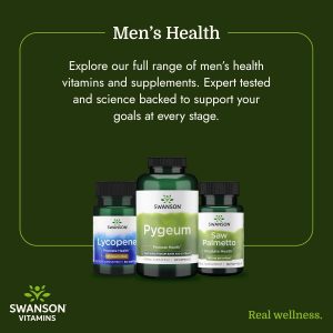 Swanson Saw Palmetto for Men, Herbal Supplement for Prostate Support, 250ct