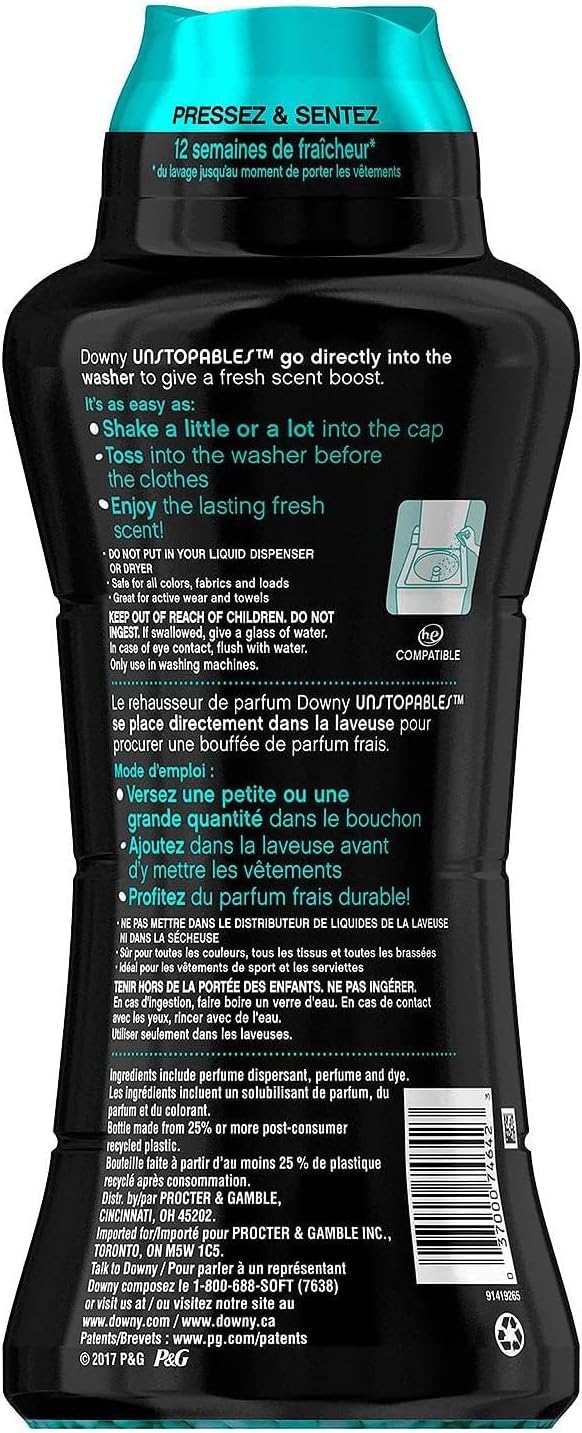 Downy Unstopables Perlas Potenciadoras de Aroma Fresco para Lavado (37.6 oz.)