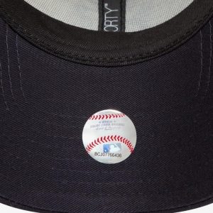 New Era Gorra de béisbol de los New York Yankees de la MLB de bloque de color para adultos, color beige claro, talla única, beige claro, talla única