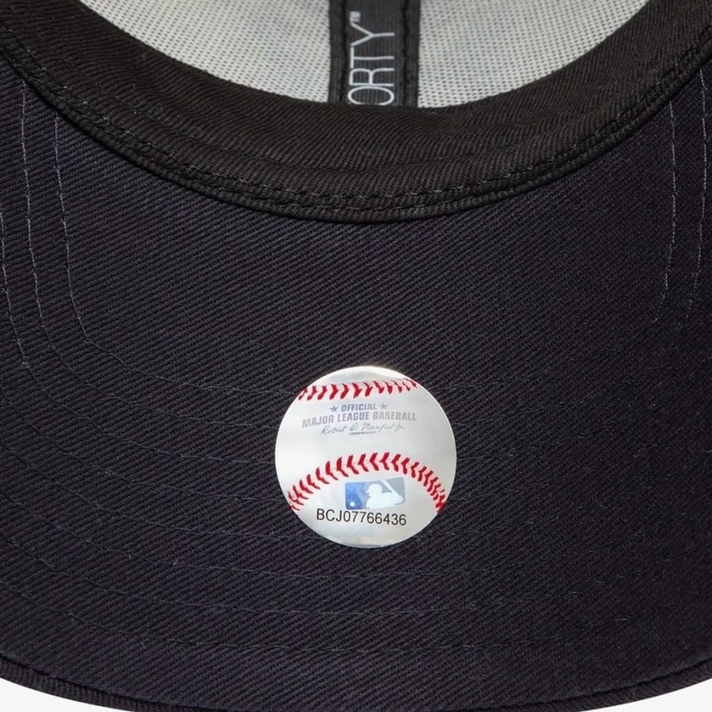 New Era Gorra de béisbol de los New York Yankees de la MLB de bloque de color para adultos, color beige claro, talla única, beige claro, talla única