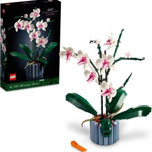 LEGO Botanicals Orchid - Juego de construcción de flores artificiales de interior para el hogar, cocina, decoración de escritorio, adultos a partir de 18 años, regalo para cumpleaños, 10311