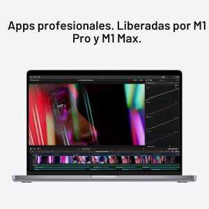 Apple MacBook Pro 2021 con chip Apple M1 Pro de 14 pulgadas, 32 GB de RAM, 512 GB de almacenamiento SSD, gris espacial (renovado)