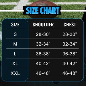 Sports Unlimited Xcalibur Adult Football Shoulder Pads, Mens Shoulder Pads for Football