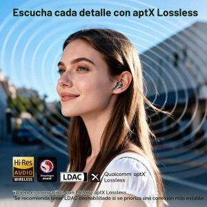 EarFun Air Pro 4+ Auriculares inalámbricos con cancelación de ruido