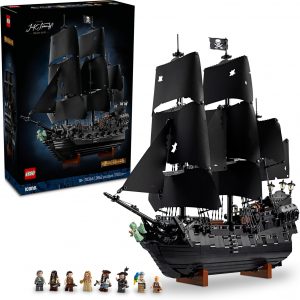 LEGO Icons Juego de Construcción de Barco Pirata del Capitán Jack Sparrow para Adultos, Mayores de 18 Años - Decoración de Habitación para Oficina, Dormitorio o Estante - Barco Coleccionable Perla