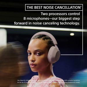 Sony WH-1000XM5 Premium Noise Cancelling Wireless Headphones, Midnight Blue
