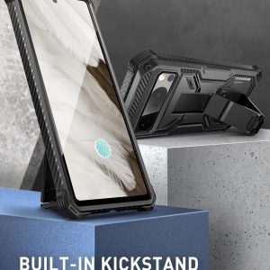 i-Blason Armorbox for Google Pixel 8 Pro Case with Stand & Belt-Clip, Black