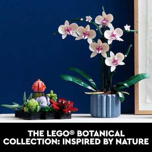 LEGO Botanicals Orchid - Juego de construcción de flores artificiales de interior para el hogar, cocina, decoración de escritorio, adultos a partir de 18 años, regalo para cumpleaños, 10311
