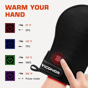 Red Light Therapy Device for Hands, Infrared-Light-Therapy-Gloves Finger Wrist, Led Near Infrared Light Skin Care(Pack of 1)
