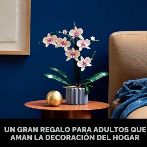 LEGO Botanicals Orchid - Juego de construcción de flores artificiales de interior para el hogar, cocina, decoración de escritorio, adultos a partir de 18 años, regalo para cumpleaños, 10311