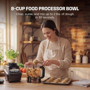 Ninja Mega Kitchen System, 1500W, 72oz Pitcher, 8-Cup, Black, BL770