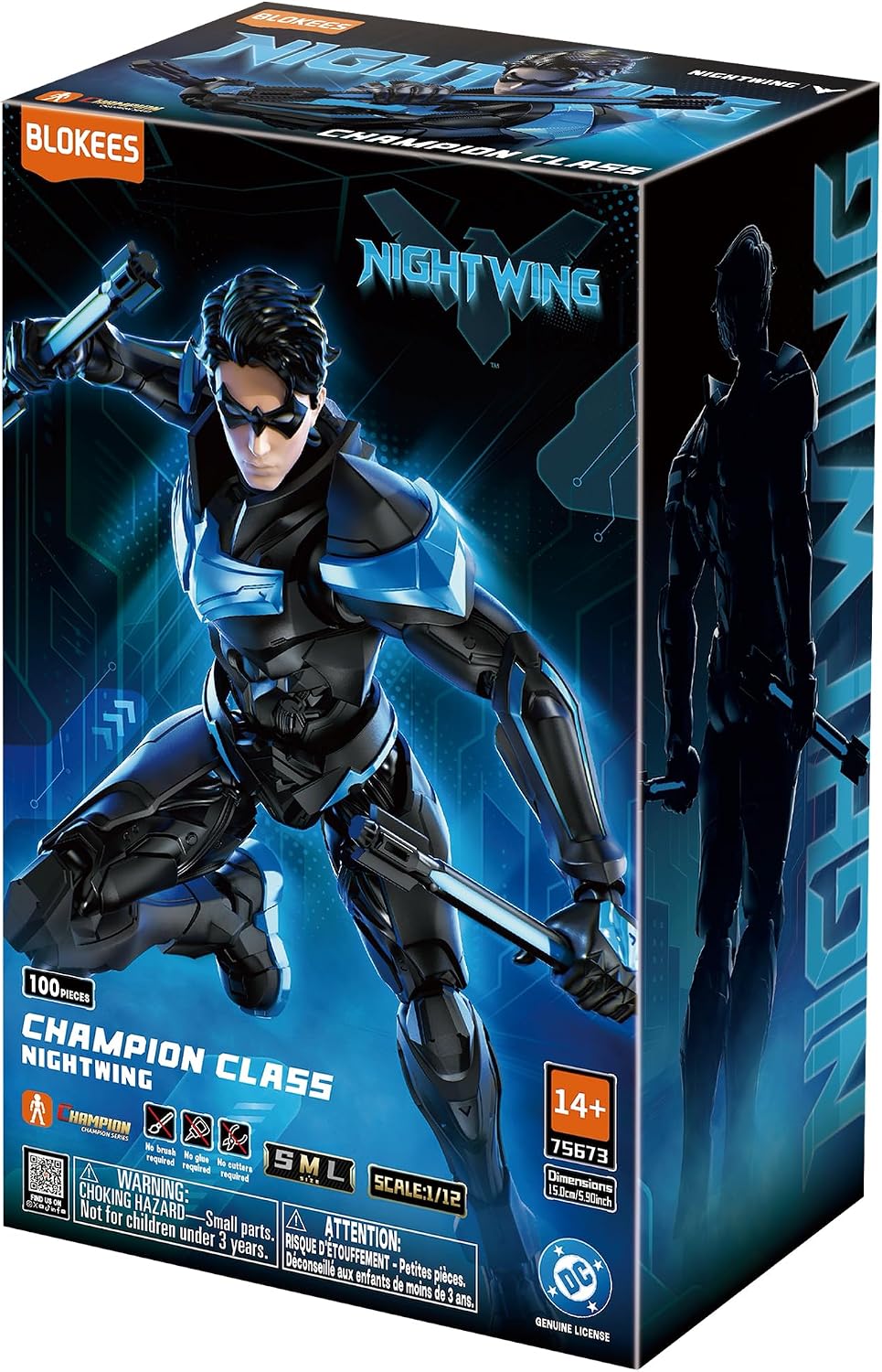 BLOKEES Kit de modelo DC Nightwing Champion Class CC03