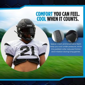 Sports Unlimited Xcalibur Adult Football Shoulder Pads, Mens Shoulder Pads for Football