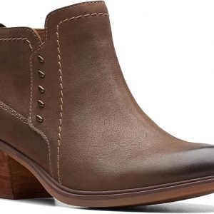 Clarks 261752584045 Neva Lo Dark Tan L Mujer M070