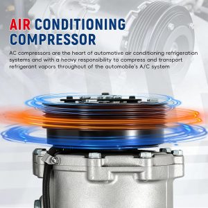 A/C Compressor Replacement for TT Beetle Golf Jetta 2000 2001 2002 2003 2004 2005 2006