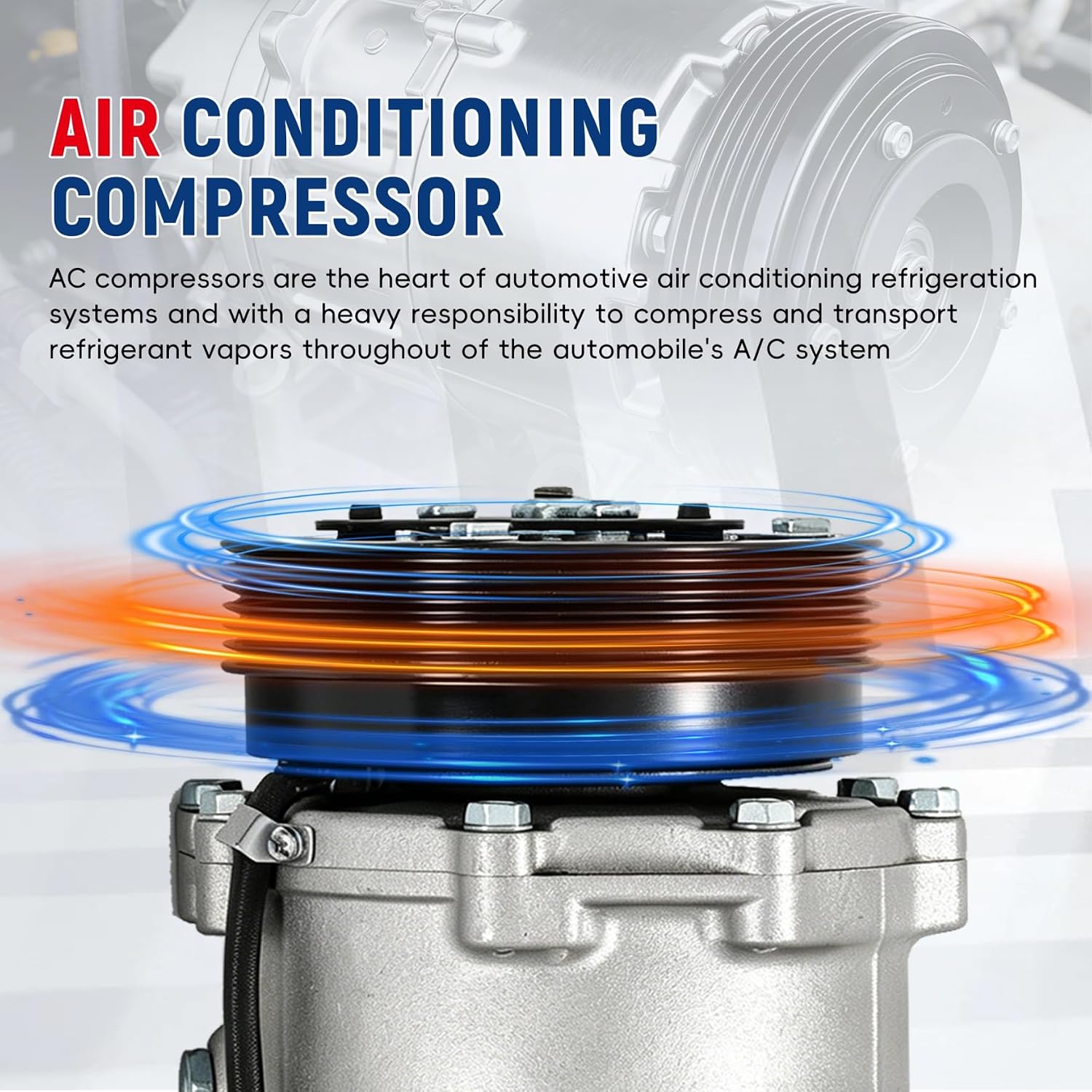 A/C Compressor Replacement for TT Beetle Golf Jetta 2000 2001 2002 2003 2004 2005 2006