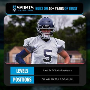 Sports Unlimited Xcalibur Adult Football Shoulder Pads, Mens Shoulder Pads for Football